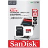 SANDISK 128 GB ULTRA SCHEDA MICRO SD + ADATTATORE SD FINO A 140 MB/S - OTTIMA ANCHE PER ESPANSIONE MEMORIA DI NINTENDO SWITCH