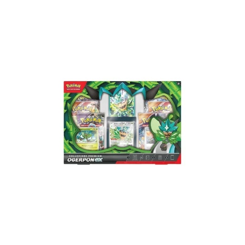 POKEMON - COLLEZIONE PREMIUM OGERPON EX SET EDIZIONE ITALIANA