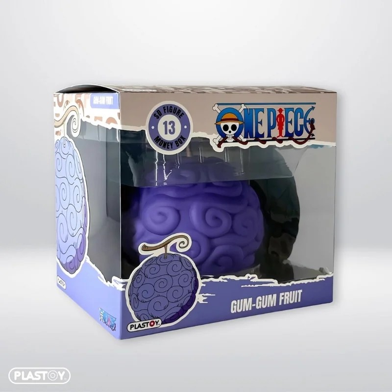 ONE PIECE COIN BANK DEVIL FRUIT GOMU GOMU NO MI - SALVADANAIO