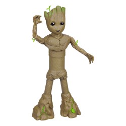 GUARDIANS OF THE GALAXY INTERACTIVE ACTION FIGURE GROOVE 'N GROW GROOT DA 34 CM A 47 CM