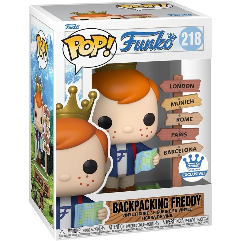 BACKPACKING FREDDY FUNKO POP 218 EXCLUSIVE