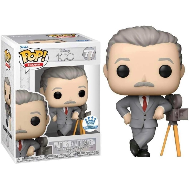 WALT DISNEY WITH CAMERA DISNEY100 FUNKO POP 77 SPECIAL EDITION