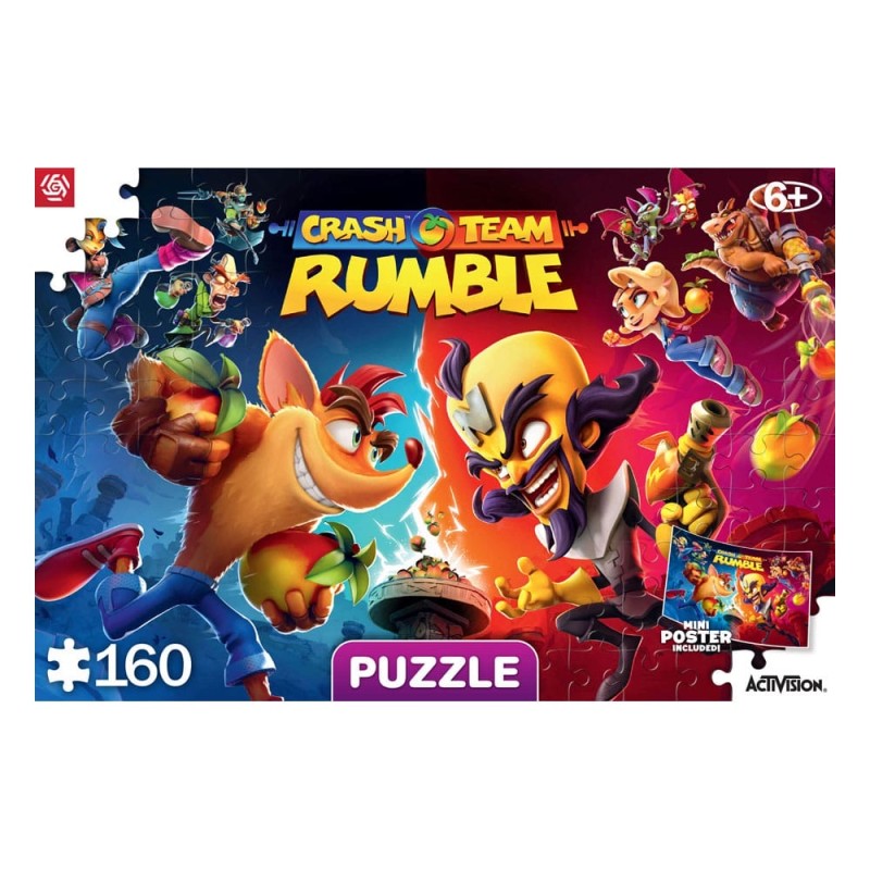 PUZZLE CRASH TEAM RUMBLE 160 PEZZI PER BIMBI