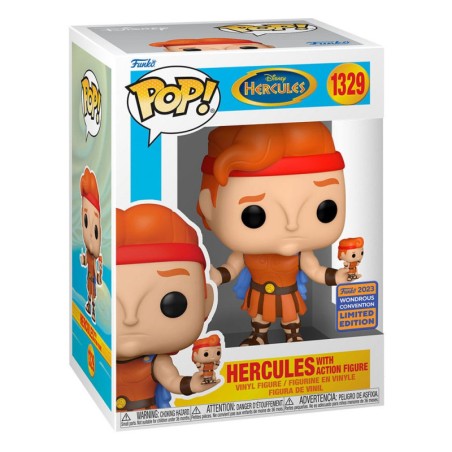 DISNEY HERCULES WITH ACTION FIGURE FUNKO POP 1329 LIMITED EDITION