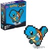 MEGA POKEMON SHOWCASE - SQUIRTLE SET IN STILE RETRO PIXELATO DA COSTRUIRE CON 367 PEZZI