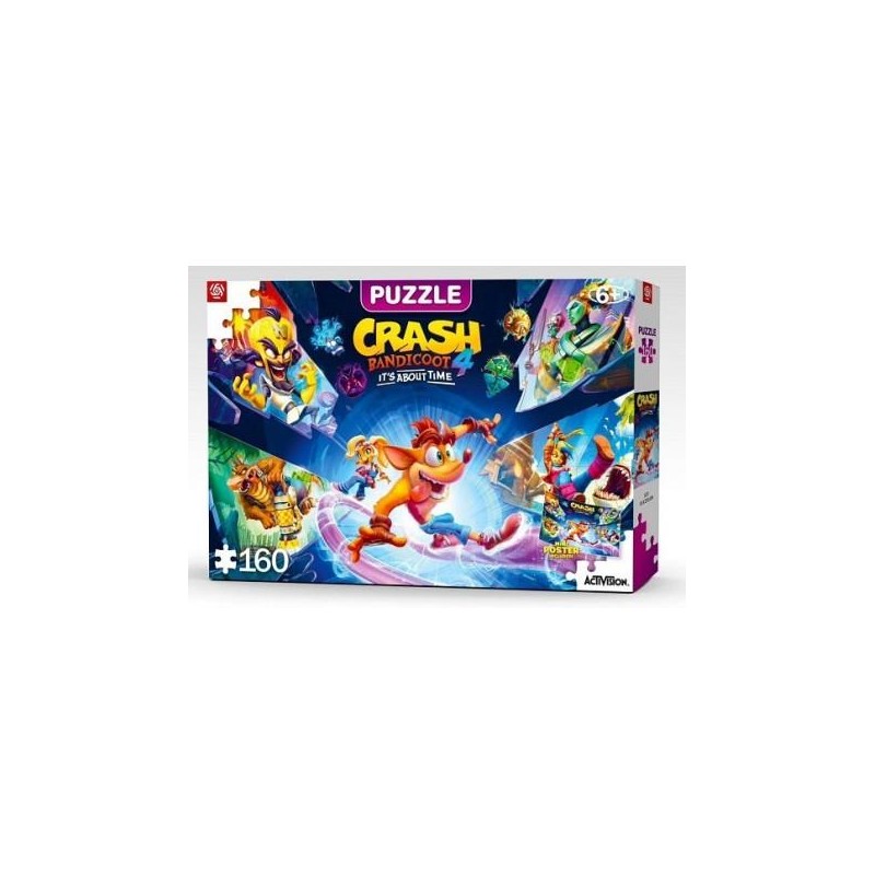 CRASH BANDICOOT 4 PUZZLE DA 160 PEZZI - 41x27 CM