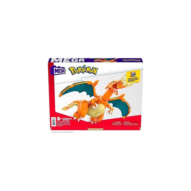 CHARIZARD POKEMON MEGA CONSTRUX 222PCS 8+