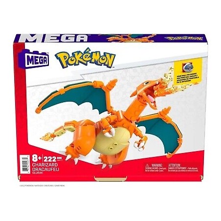 CHARIZARD POKEMON MEGA CONSTRUX 222PCS 8+