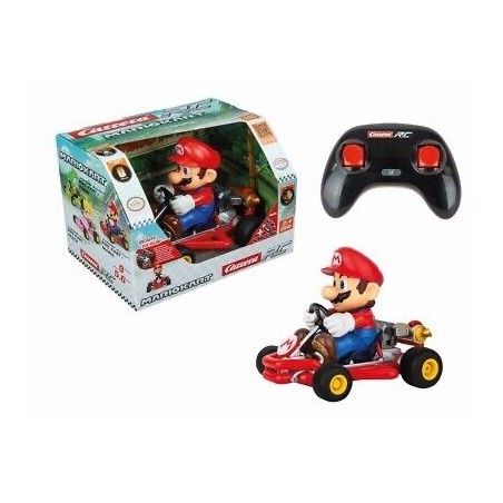 AUTO SUPER MARIO KART CON RADIOCOMANDO CARRERA RC