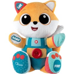 CHICCO ABC FOXY PELUCHE NEONATI CUCCIOLO DI VOLPE 3-IN-1 GIOCATTOLO EVOLUTIVO ISPIRATO AL METODO MONTESSORI