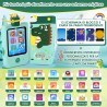 TELEFONO PER BAMBINI CON FOTOCAMERA PER BAMBINI - TOUCHSCREEN - VIDEO 1080P- CUSTODIA SILICONE DINOSAURO