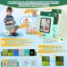 TELEFONO PER BAMBINI CON FOTOCAMERA PER BAMBINI - TOUCHSCREEN - VIDEO 1080P- CUSTODIA SILICONE DINOSAURO