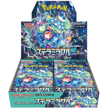 POKEMON TCG STELLAR MIRACLE BOX BOOSTER - N. 30 BUSTINE DA 5 CARTE CAD. JAP