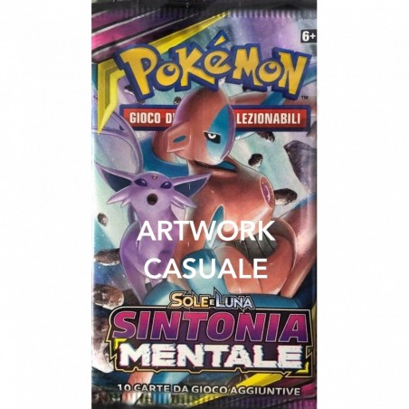 BUSTINA DA 10 CARTE DI SINTONIA MENTALE POKEMON