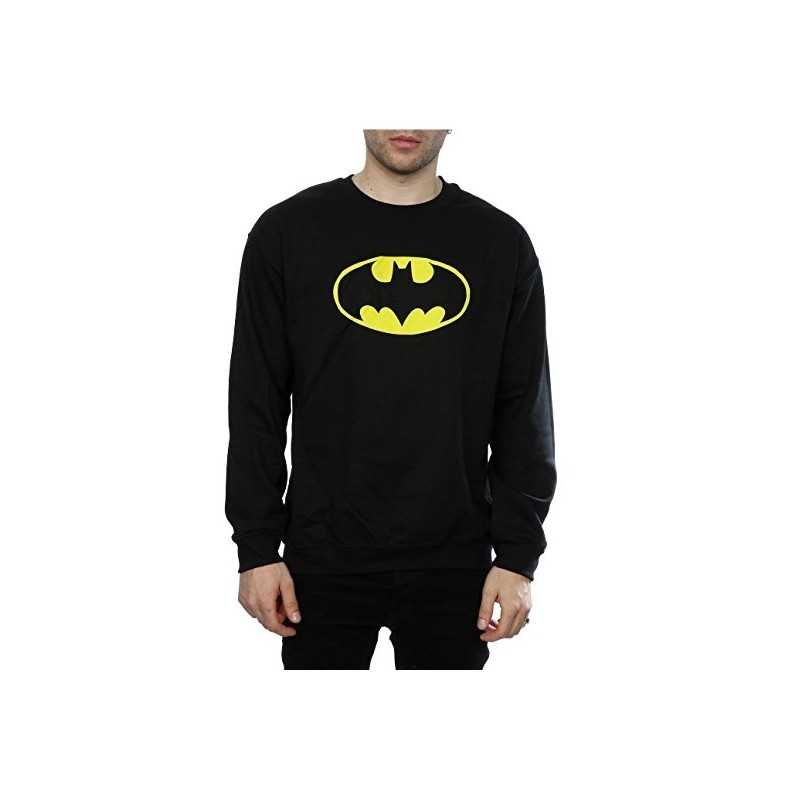 Felpa BATMAN LOGO Nero Dc Comics Taglia L