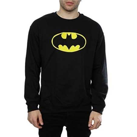 Felpa BATMAN LOGO Nero Dc Comics Taglia L