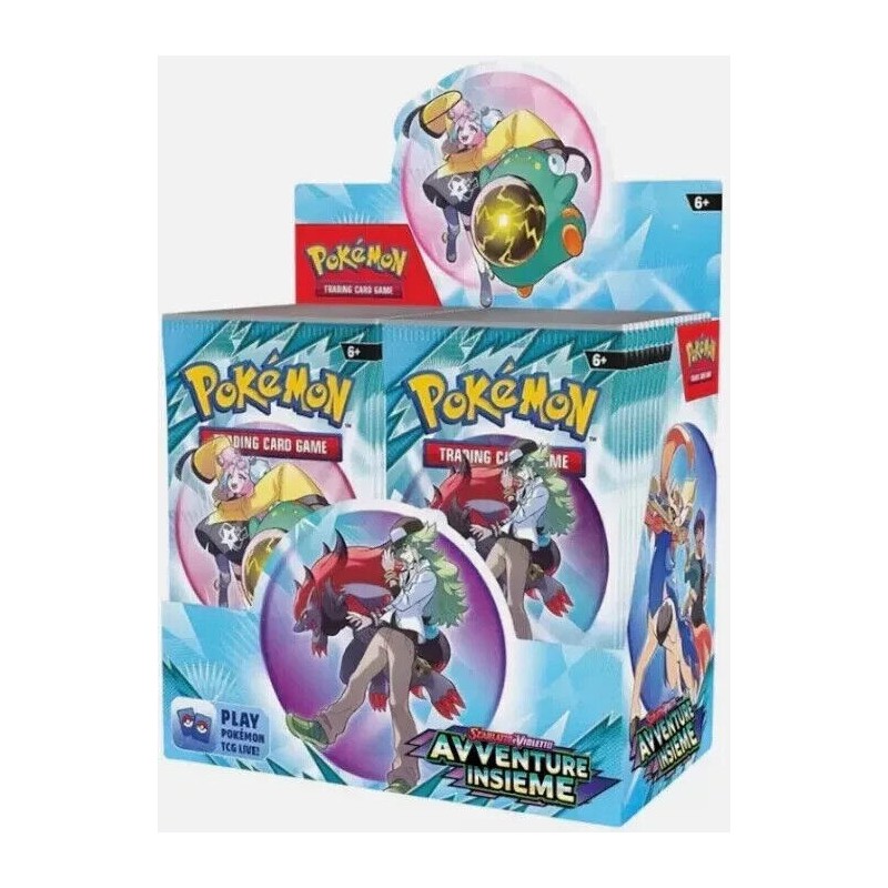 POKEMON BOX DA N. 36 BUSTINE DI AVVENTURE INSIEME IN ITALIANO