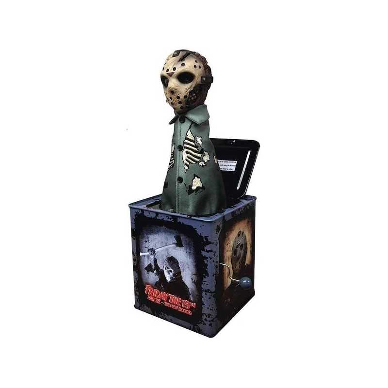 FRIDAY THE 13TH BURST-A-BOX MUSIC BOX JASON VOORHEES DA 36 CM