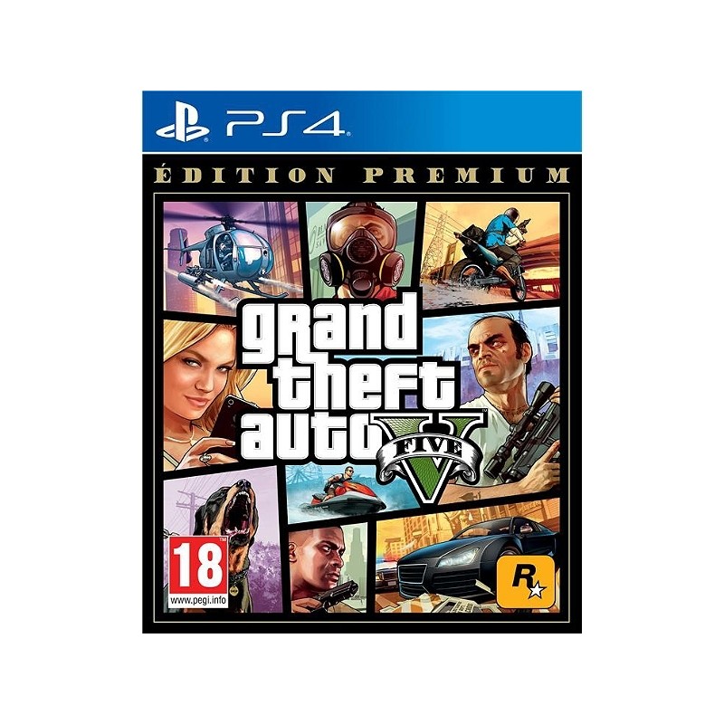 GTA 5 PREMIUM EDITION PER PS4 NUOVO - GIOCO MULTILINGUA