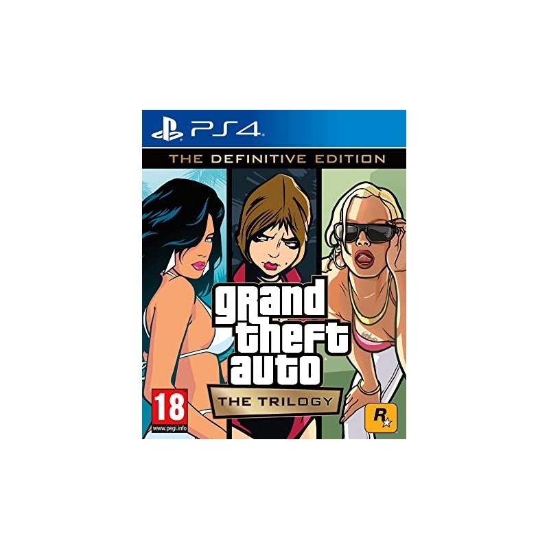 GTA THE TRILOGY THE DEFINITIVE EDITION PER PS4 NUOVO