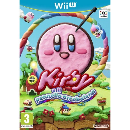 KIRBY E IL PENNELLO ARCOBALENO PER NINTENDO WII U NUOVO