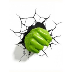 LAMPADA HULK RIGHT FIST 3D LED MARVEL