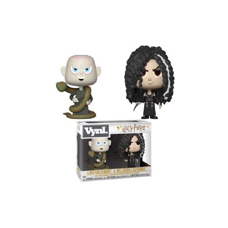 LORD VOLDEMORT + BELLATRIX LESTRANGE FUNKO VYNIL DI HARRY POTTER DA 10 CM