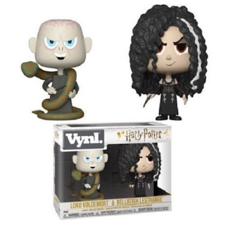 LORD VOLDEMORT + BELLATRIX LESTRANGE FUNKO VYNIL DI HARRY POTTER DA 10 CM