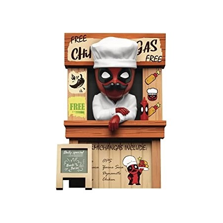 MARVEL MINI EGG ATTACK FIGURE DEADPOOL'S CHIMICHANGAS STORE 10 CM