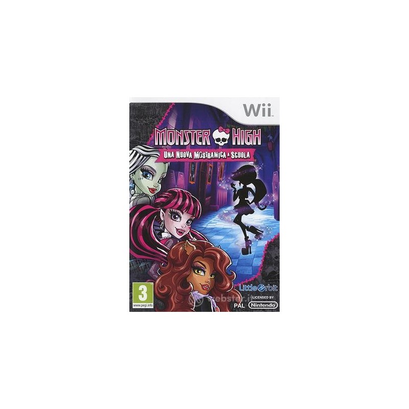 MONSTER HIGH UNA NUOVA MOSTRAMICA A SCUOLA PER NINTENDO WII NUOVO