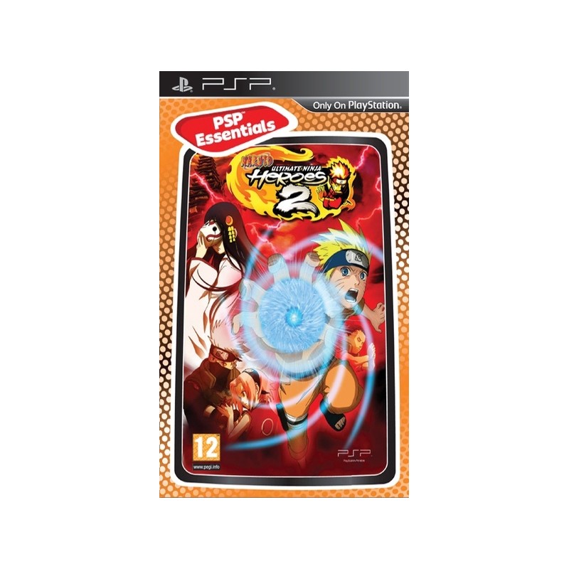 NARUTO ULTIMATE NINJA HEROES 2 PSP ESSENTIALS USATO