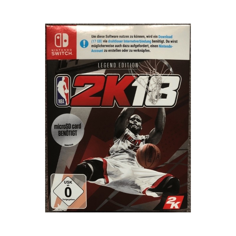 NBA 2K18 LEGEND EDITION PER NINTENDO SWITCH NUOVO