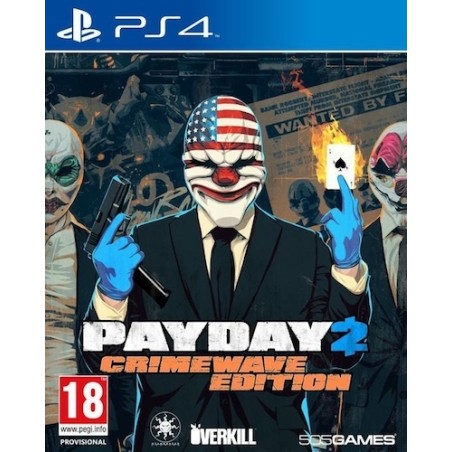 PAYDAY 2 CRIMEWAVE EDITION PER PS4 USATO