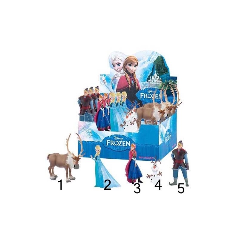 PERSONAGGIO DI FROZEN A SCELTA 1 PZ. FIGURE DISNEY DA 8 CM BULLYLAND