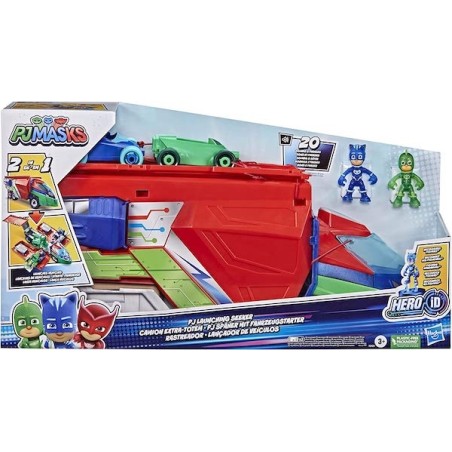 PJ-MASKS CAMION EXTRA TOTEM CON PERSONAGGI E VEICOLI INCLUSI