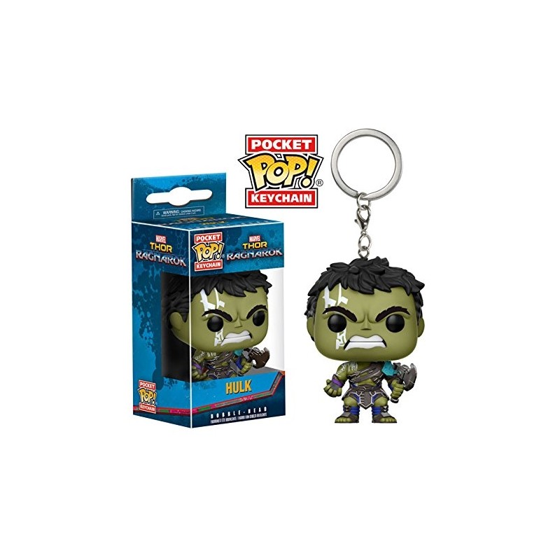 HULK DI THOR RAGNAROK MARVEL 4CM PORTACHIAVE MINI FUNKO POP