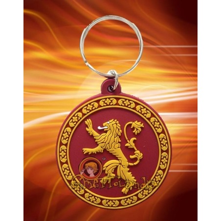 PORTACHIAVI LANNISTER LOGO IL TRONO DI SPADE - GAME OF THRONES IN GOMMA