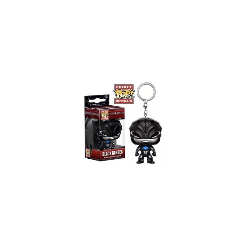 POWER RANGER NERO MINI POP POCKET PORTACHIAVE