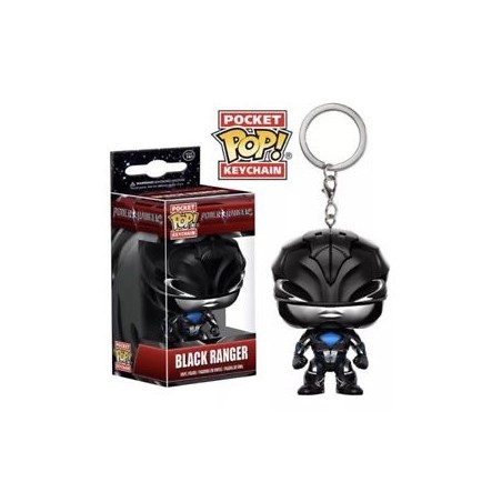 POWER RANGER NERO MINI POP POCKET PORTACHIAVE