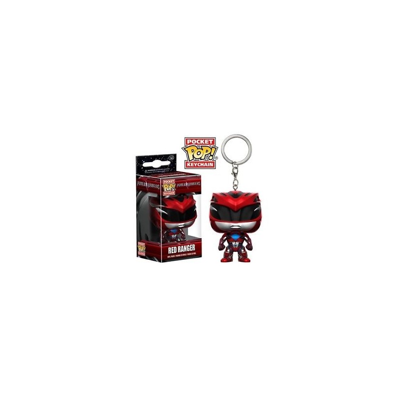 POWER RANGER ROSSO MINI POP POCKET PORTACHIAVE