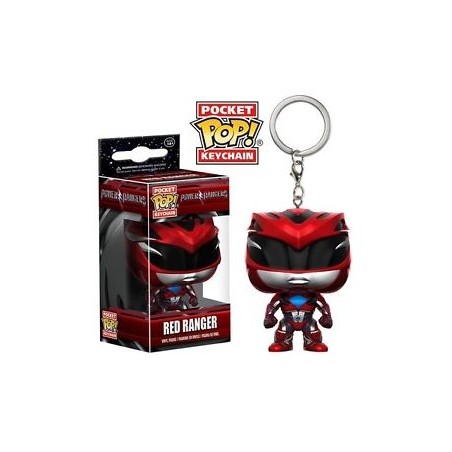 POWER RANGER ROSSO MINI POP POCKET PORTACHIAVE