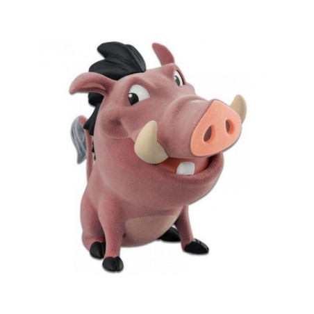 PUMBA DI IL RE LEONE FIGURE DA 8 CM BANPRESTO FLOCKED