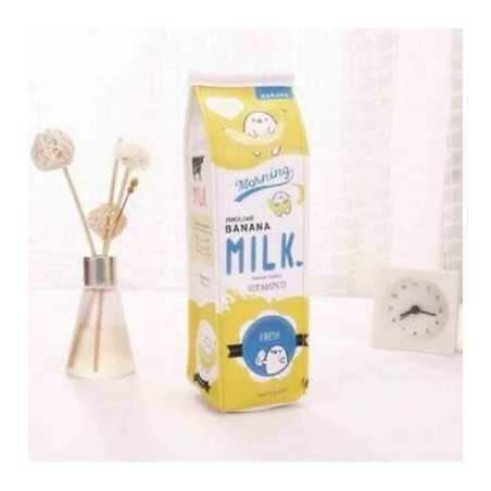 ASTUCCIO MILK ALLA BANANA CANCELLERIA PER LA SCUOLA