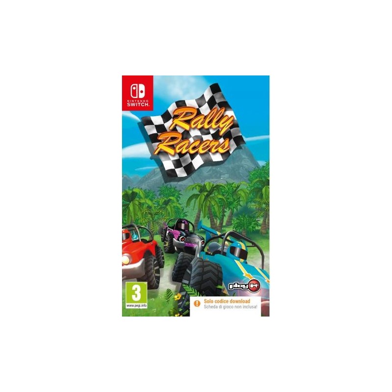 RALLY RACERS PER NINTENDO SWITCH NUOVO - CODICE PER DOWNLOAD DALLO STORE