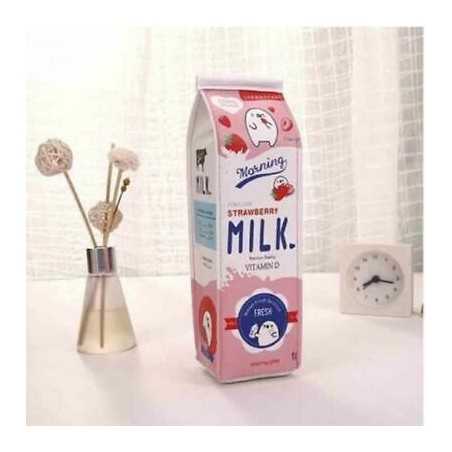 ASTUCCIO MILK STRAWBERRY CANCELLERIA PER LA SCUOLA