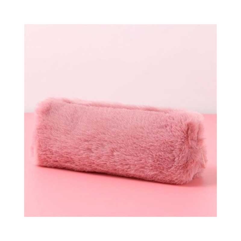 ASTUCCIO PELUCHE PELO MORBIDO ROSA SCURO