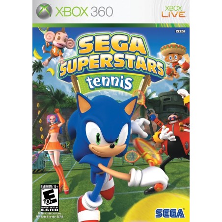 SEGA SUPERSTARS TENNIS XBOX 360 USATO