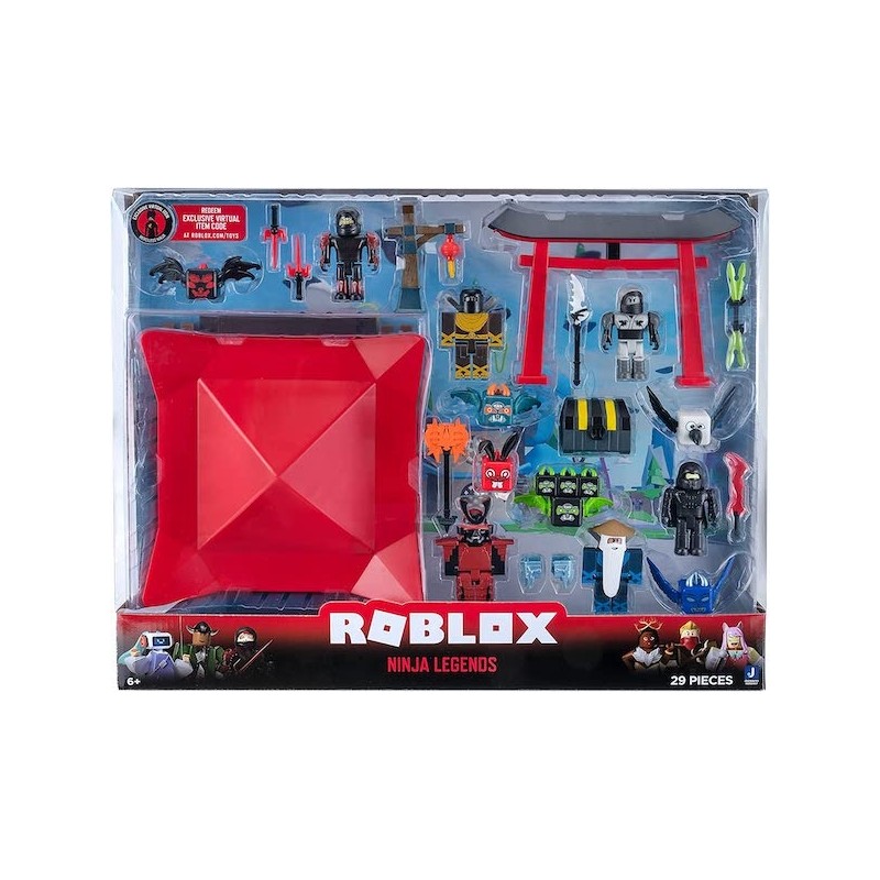 SET DELUXE DI ROBLOX NINJA PLAYSET DA 29 PEZZI