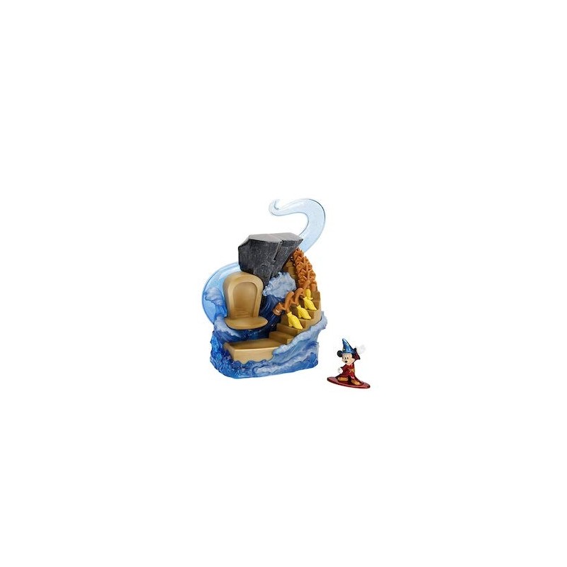 SET SCENA FANTASIA DISNEY TOPOLINO NANO FIGURE DA 20 CM