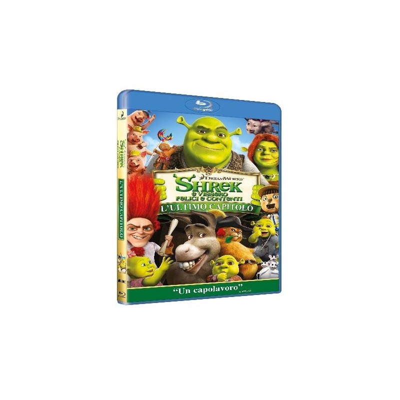 SHREK E VISSERO FELICI E CONTENTI L'ULTIMO CAPITOLO BLU-RAY